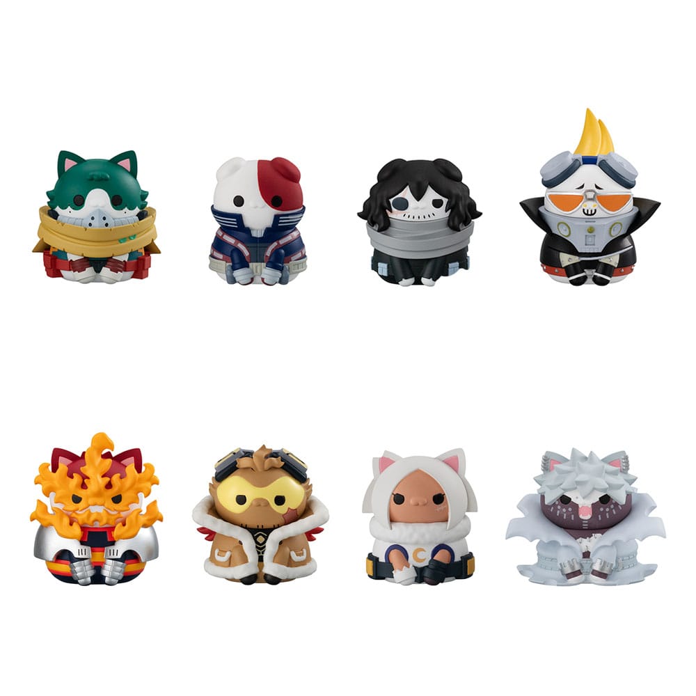 My Hero Academia Mega Cat Project Heroaca Cats No.01 3 cm Assortment (8)