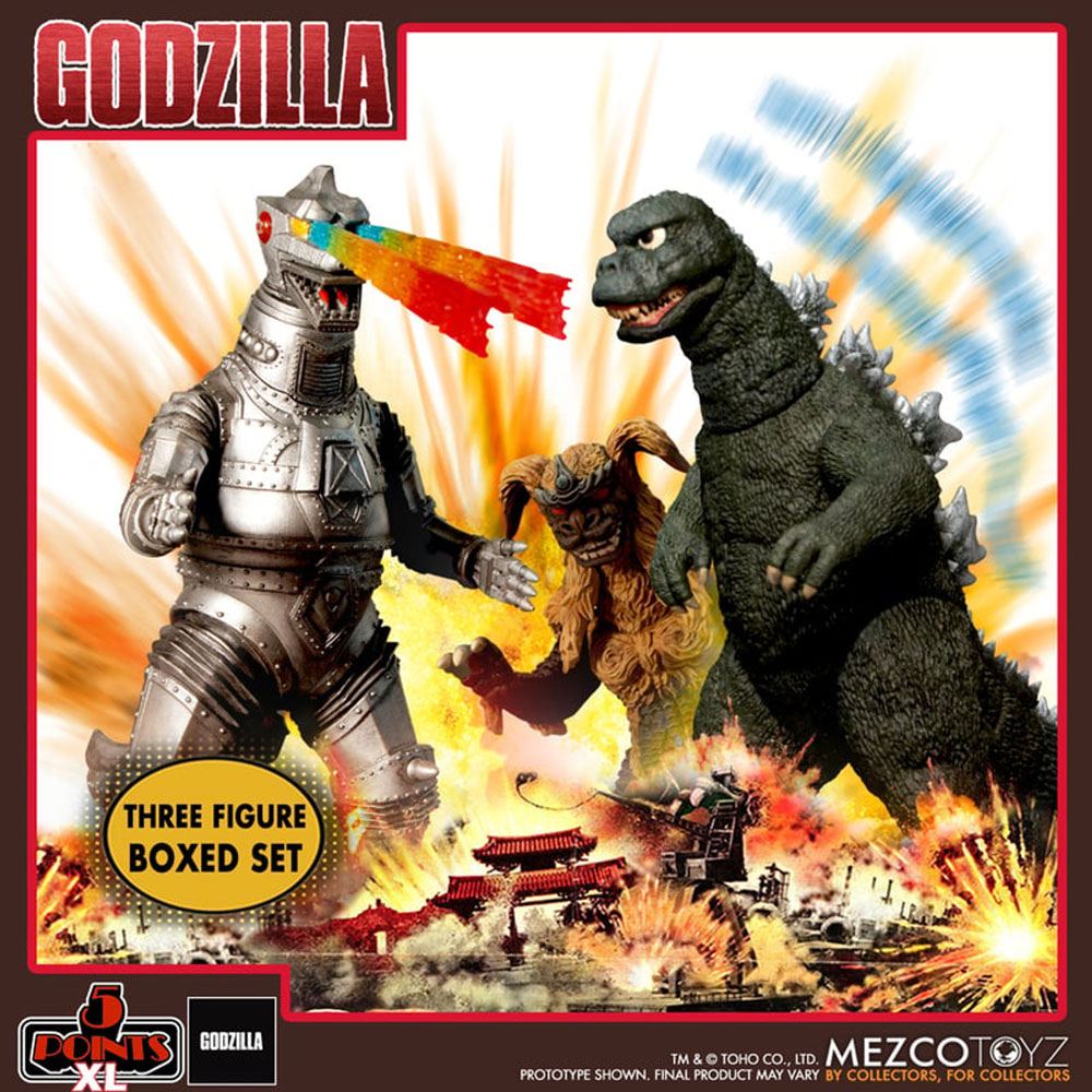 Godzilla vs. Mechagodzilla 5 Points XL Action Figures Deluxe Box Set