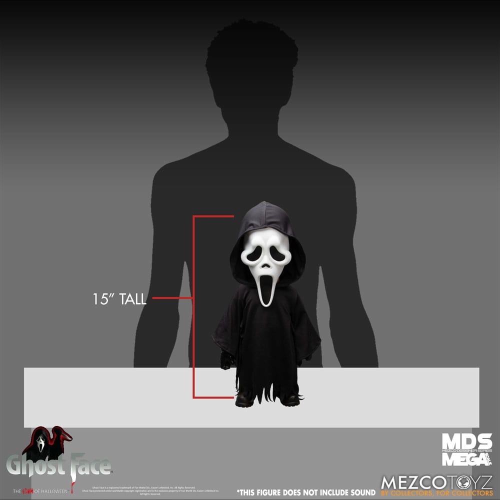 Ghost Face MDS Mega Scale Plush Doll Ghost Face 38 cm [11]
