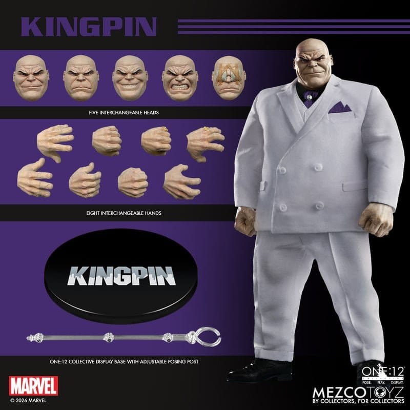 Marvel Comics One:12 Collective Action Figure 1/12 Kingpin 18 cm [8]