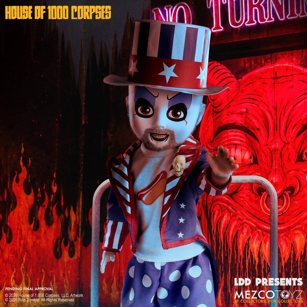House of 1000 Corpses LDD Presents Doll Captain Spaulding 25 cm [5]