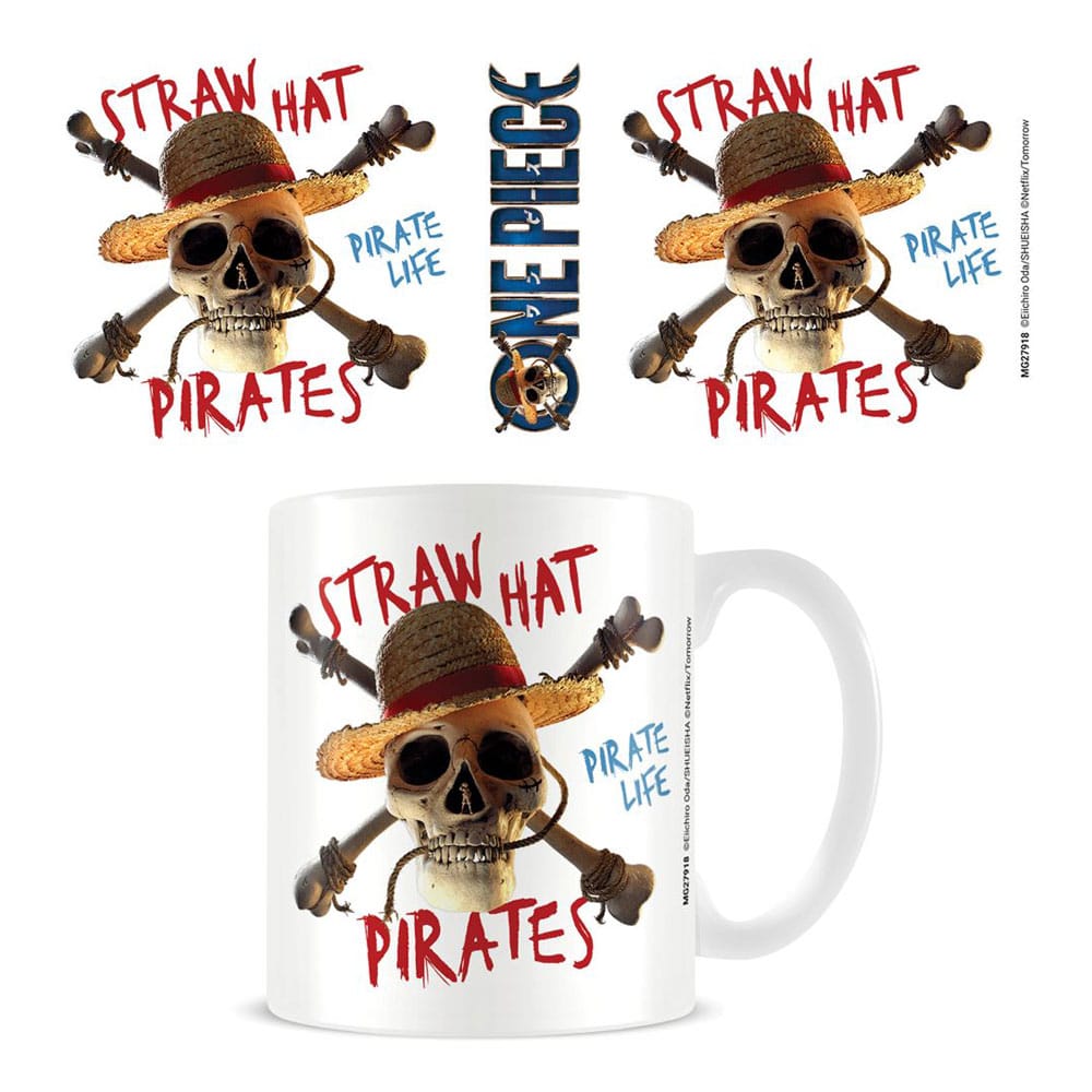 One Piece Live Action Mug Straw Hat Pirate Emblem