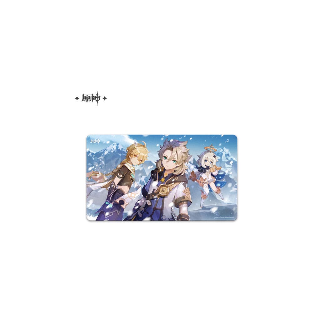 MiHoYo Genshin Impact Mousepad White Dust And Snow Shadow - 70 X 40 CM - Picture 1 of 1