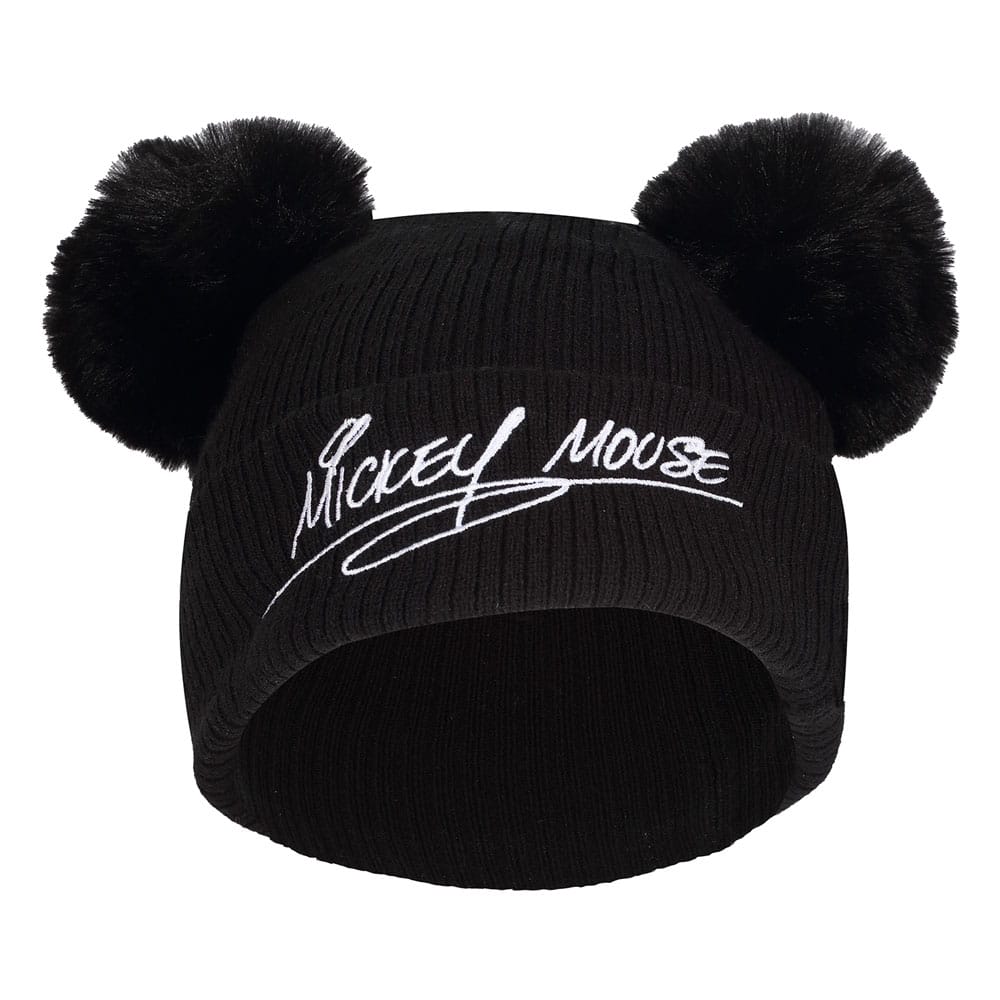 Mickey Mouse Beanie Double Pom