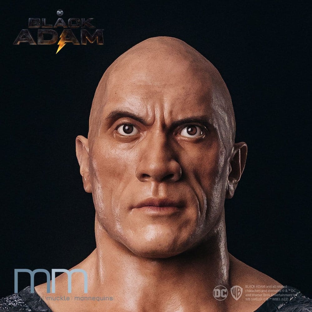 Black Adam Life-Size Bust Silicone Head