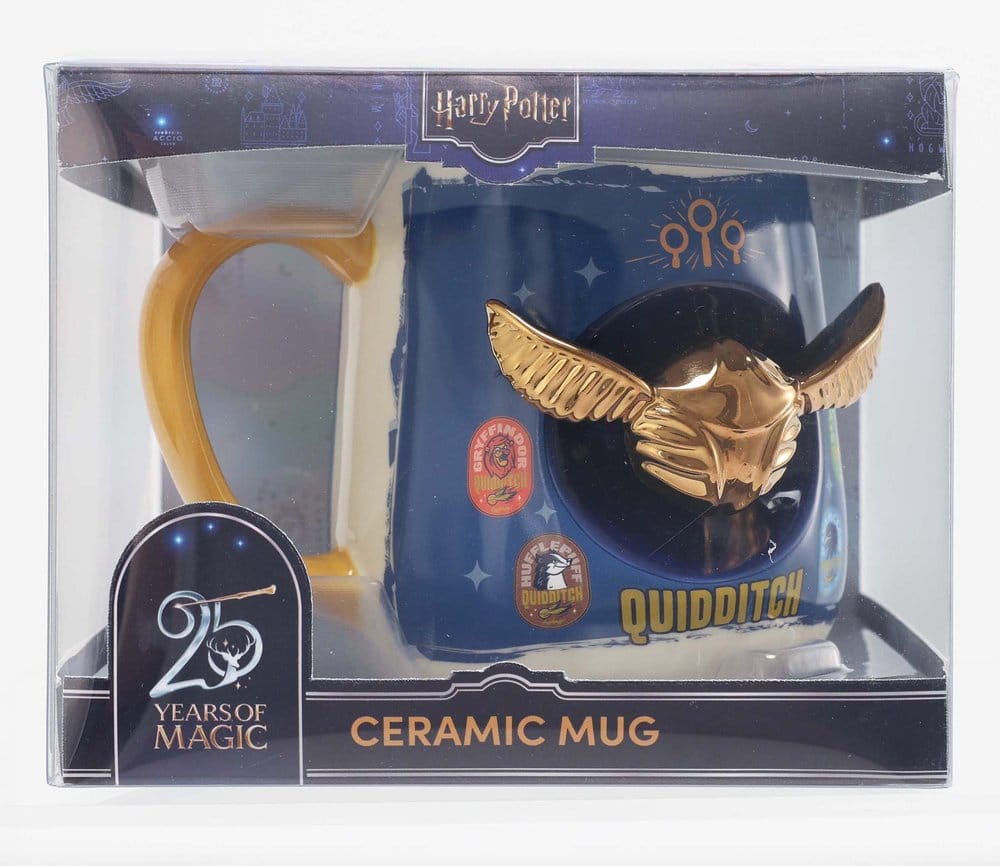 PRECOMENZI - Harry Potter Mug Golden Snitch 2D Relief Figural