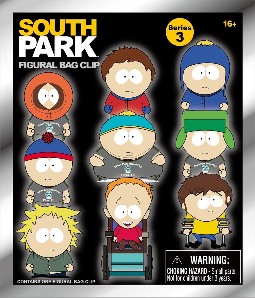 PRECOMENZI - South Park 3D PVC Bag Clips Series 3 Display (24)