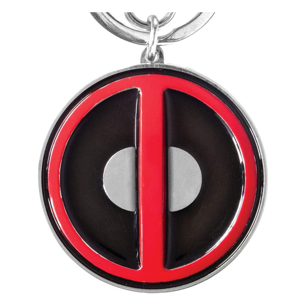 Monogram Int. Marvel Metal Keychain Deadpool Logo - Picture 1 of 1