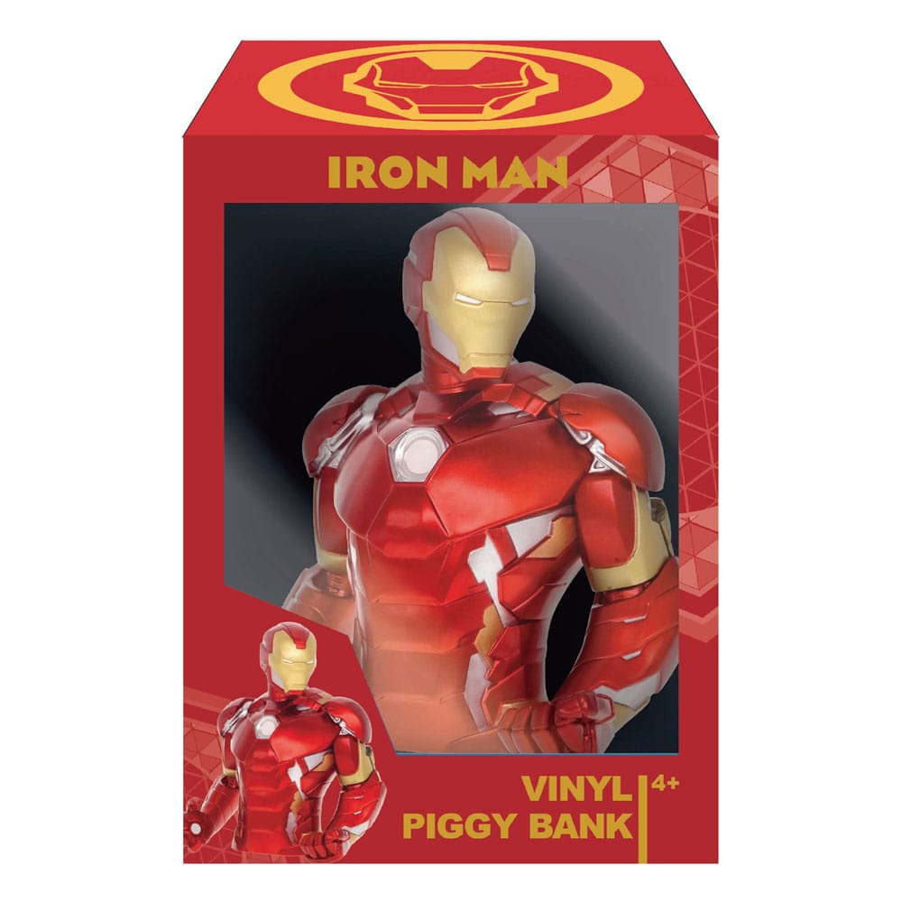 Avangers Figural Bank Deluxe Box Set Iron Man Bust