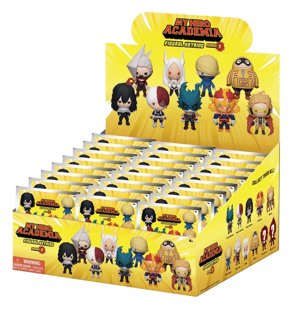 My Hero Academia 3D PVC Bag Clips Series 9 Blind Bag Display (24) [1]