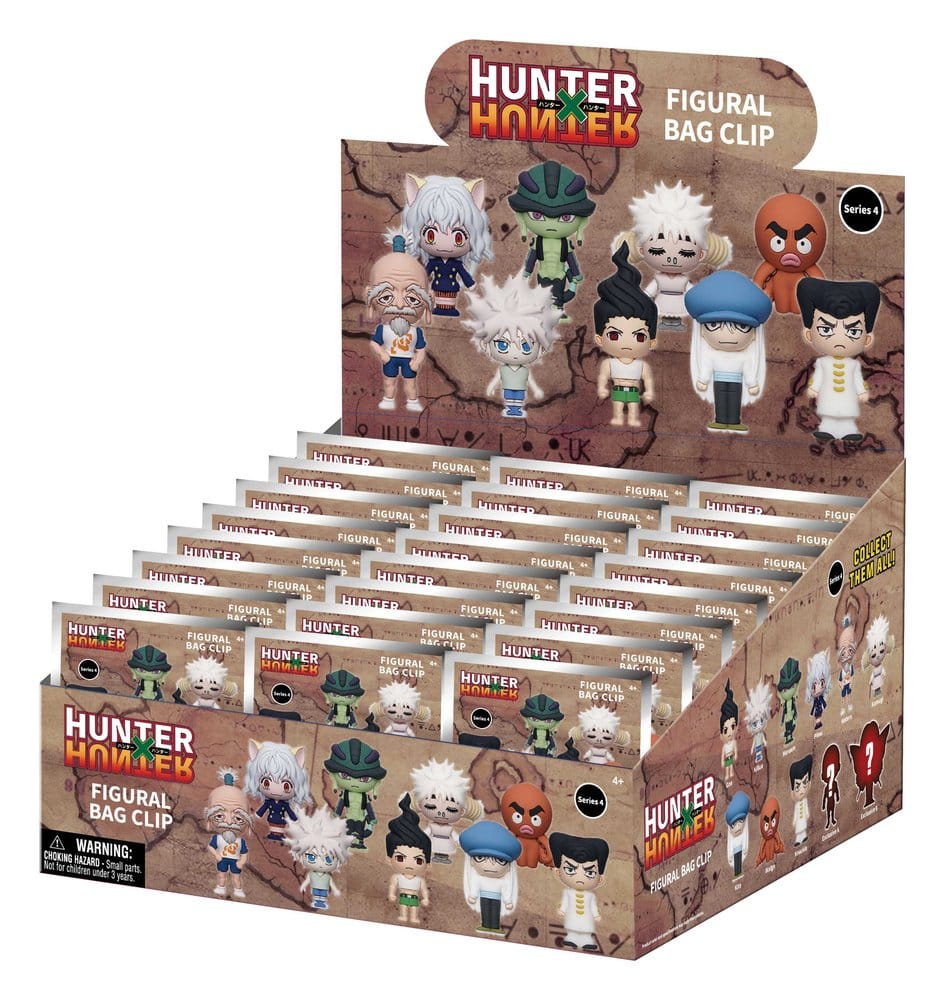 Hunter x Hunter 3D PVC Bag Clips Series 4 Blind Bag Display (24) [1]