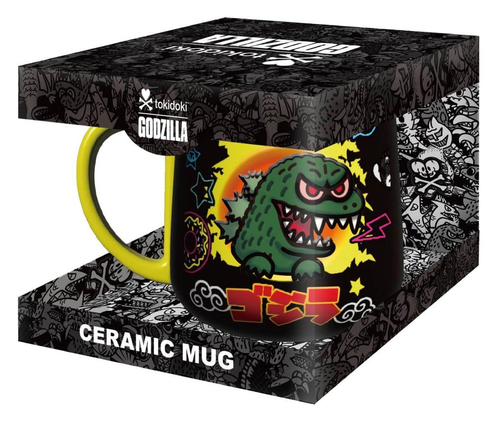 PRECOMENZI - Tokidoki x Godzilla Mug 2D Relief Figural