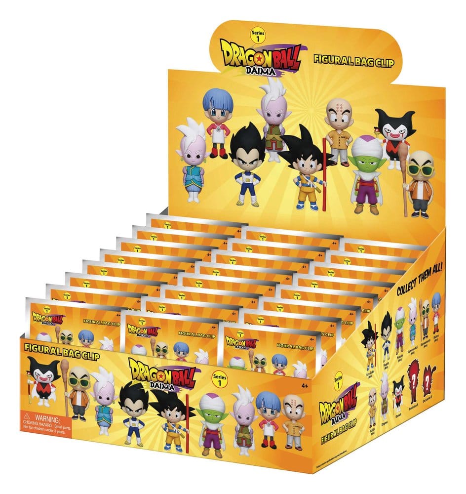 PRECOMENZI - Dragon Ball Daima 3D PVC Bag Clips Series 1 Blind Bag Display (24)