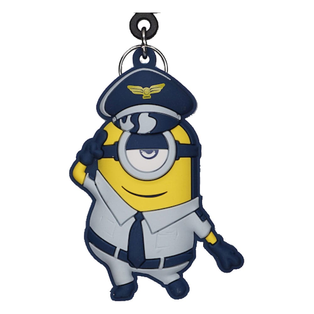 Minions 2 PVC Bag Clip Pilot Stuart
