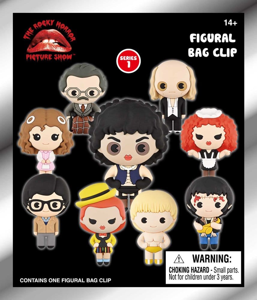 PRECOMENZI - The Rocky Horror Picture Show 3D PVC Bag Clips Series 1 Blind Bag Display (24)