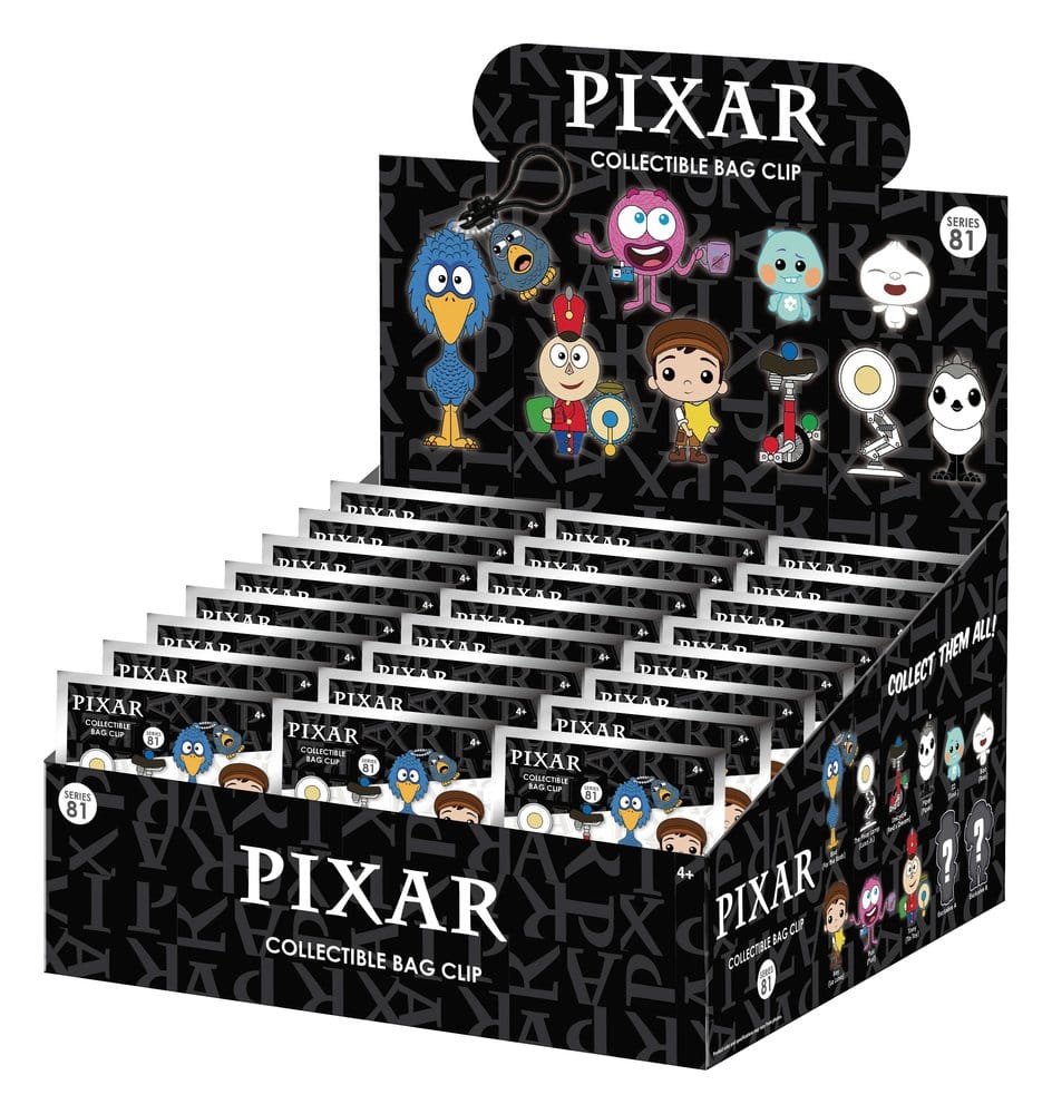 Pixar 3D PVC Bag Clips Series 82 Blind Bag Display (24)