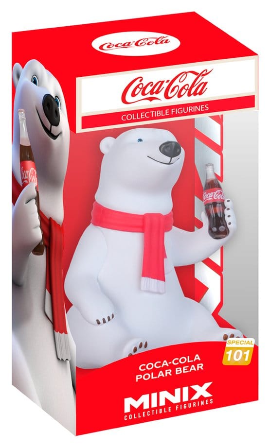 PRECOMENZI - Coca-Cola Minix Figure Polar Bear 12 cm