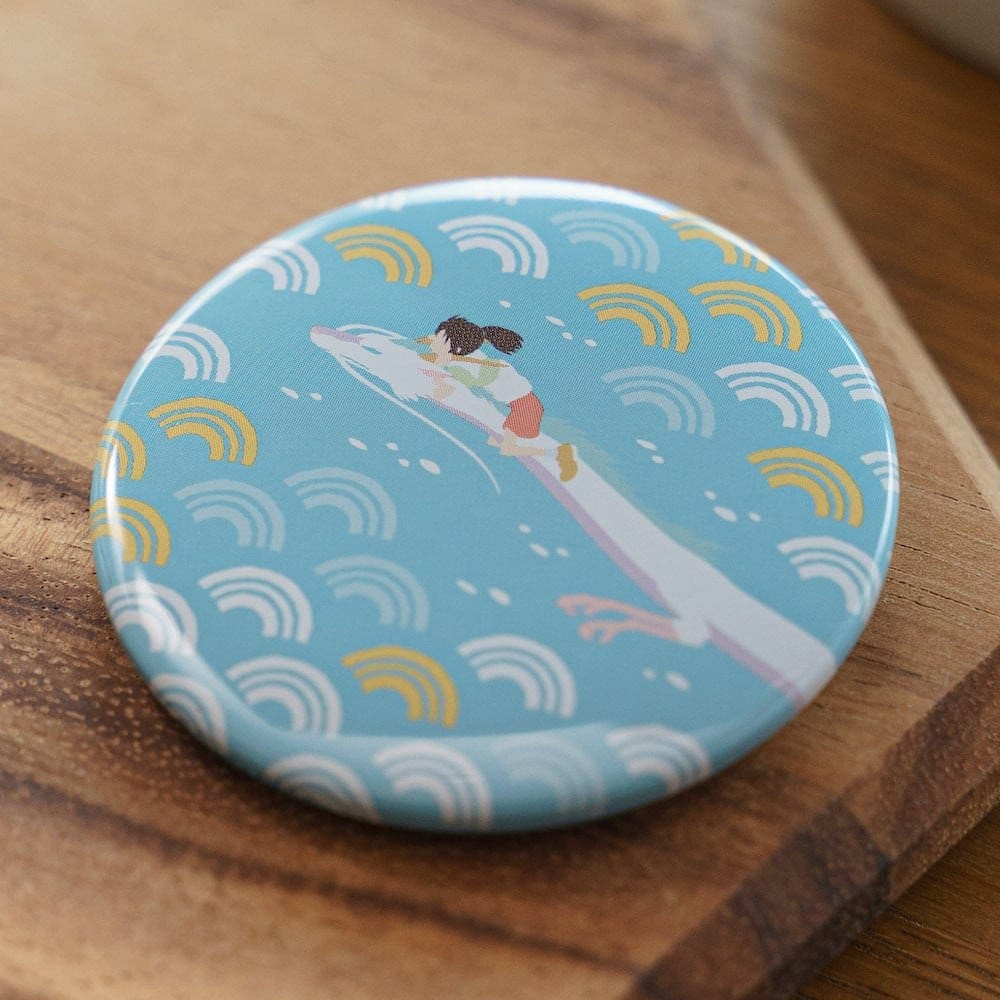 Spirited Away Pin Chihiro & Haku dragon 5 cm           