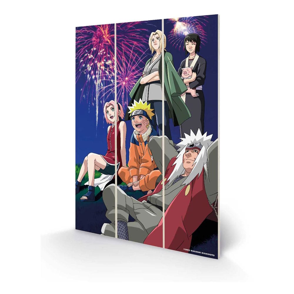 Naruto Wooden Wall Art A Time For Celebration 20 x 30 cm