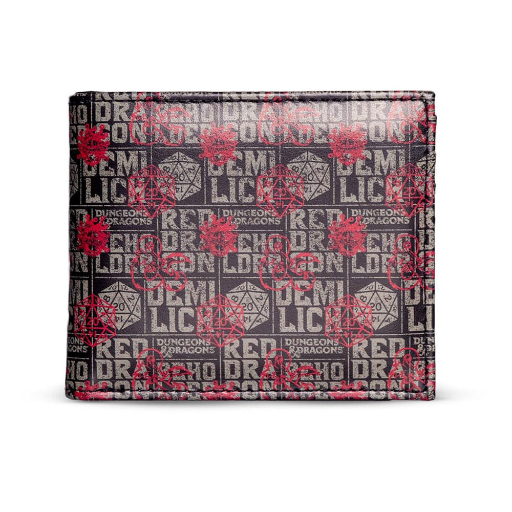 Dungeons And Dragons Bifold portemonnee All Over Print Zwart