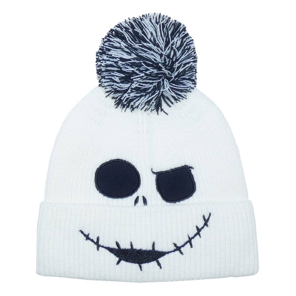Disney - The Nightmare Before Christmas Jumbo Jack Gezicht Wit Pomponmuts