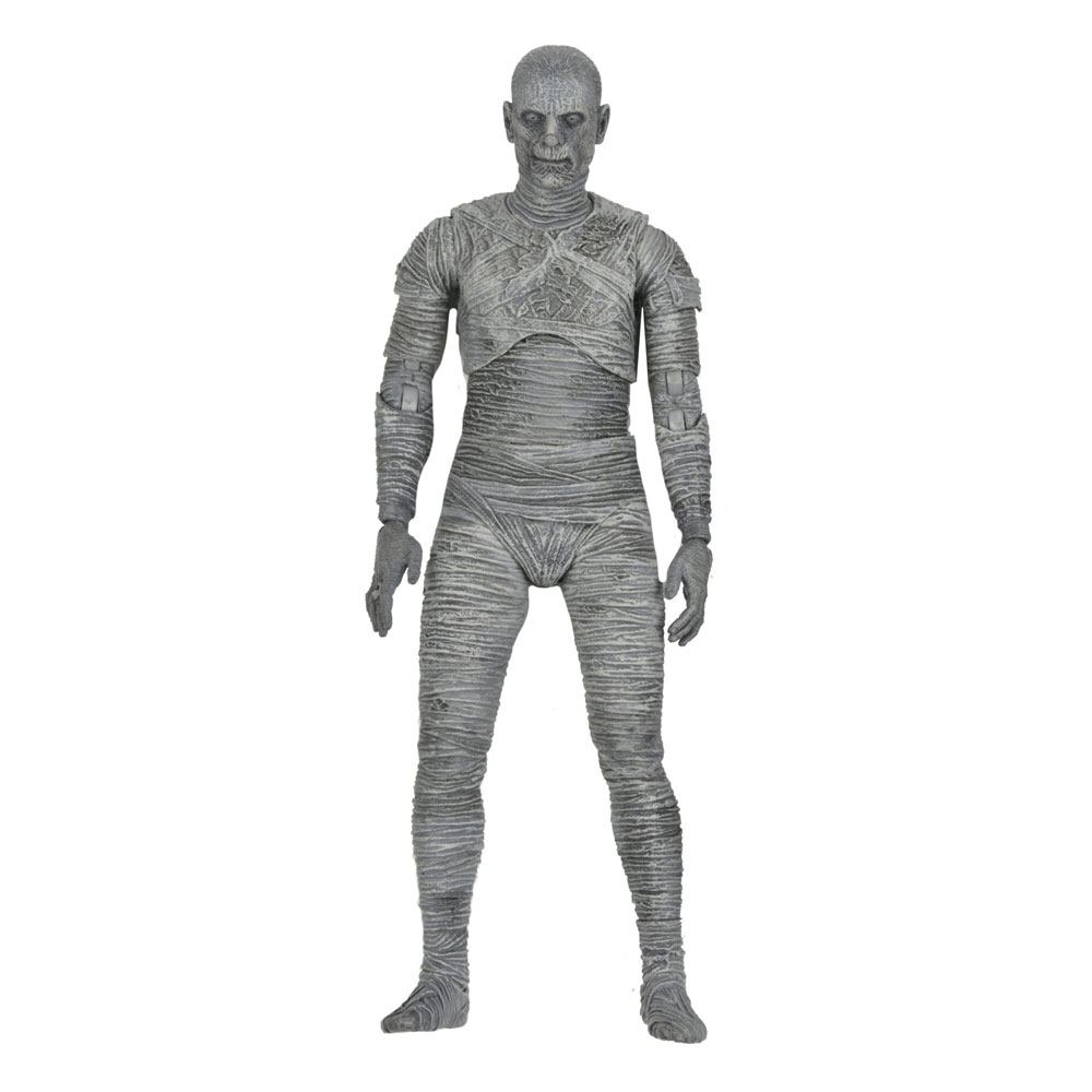 Universal Monsters Action Figure Ultimate The Mummy (Black \u0026 White) 18 cm