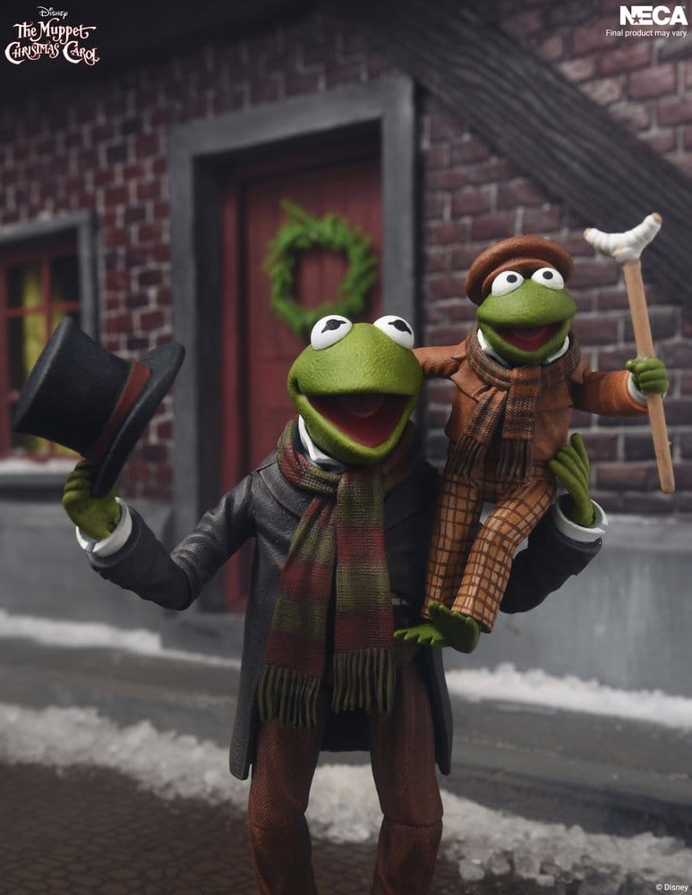 The Muppet Christmas Carol Ultimate Action Figures 2-Pack Kermit as Bob Cratchit & Robin as Tiny Tim 18 cm [1]