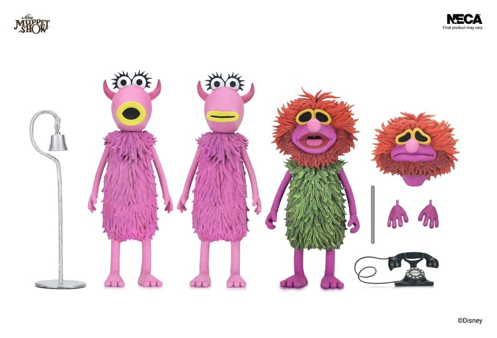 PRECOMENZI - The Muppet Show Ultimate Action Figures 3-Pack Mahna Mahna and The Snowths 18 cm