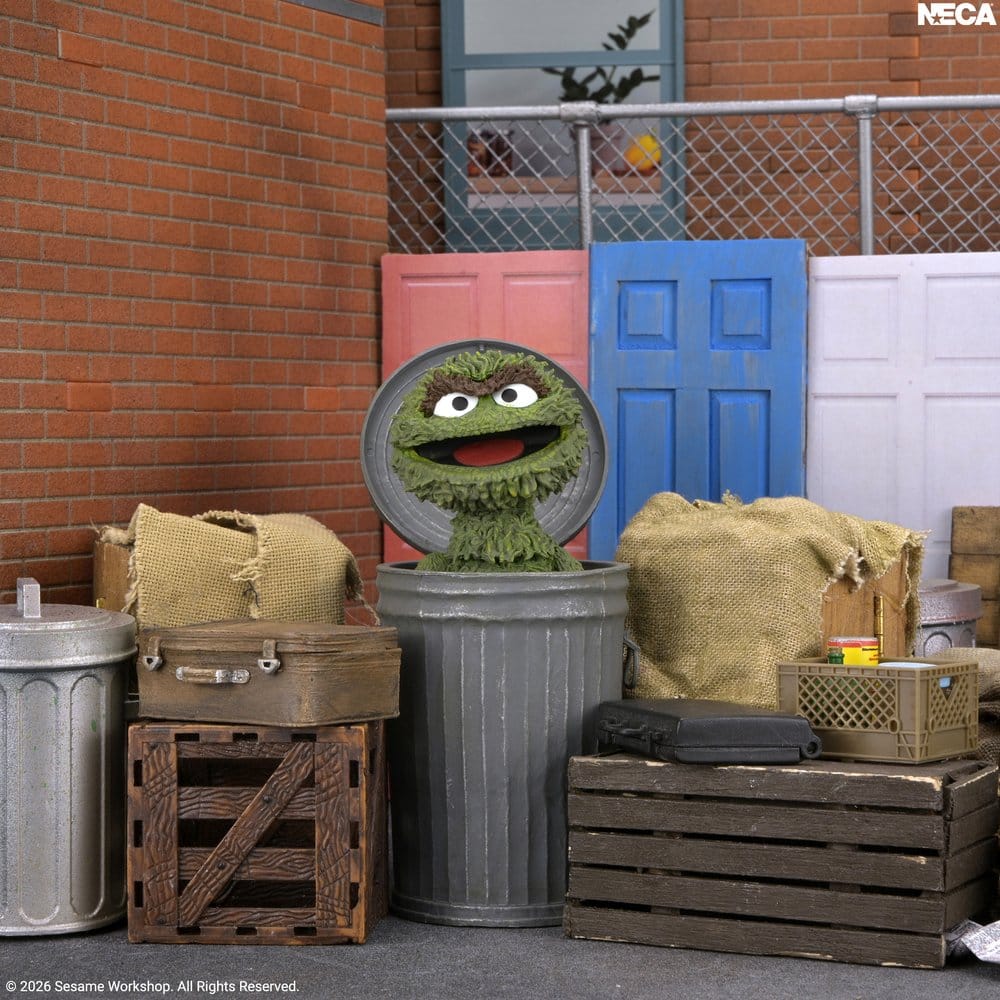 Sesame Street Ultimate Action Figure Oscar the Grouch 18 cm [1]