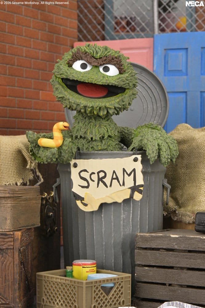 Sesame Street Ultimate Action Figure Oscar the Grouch 18 cm [2]