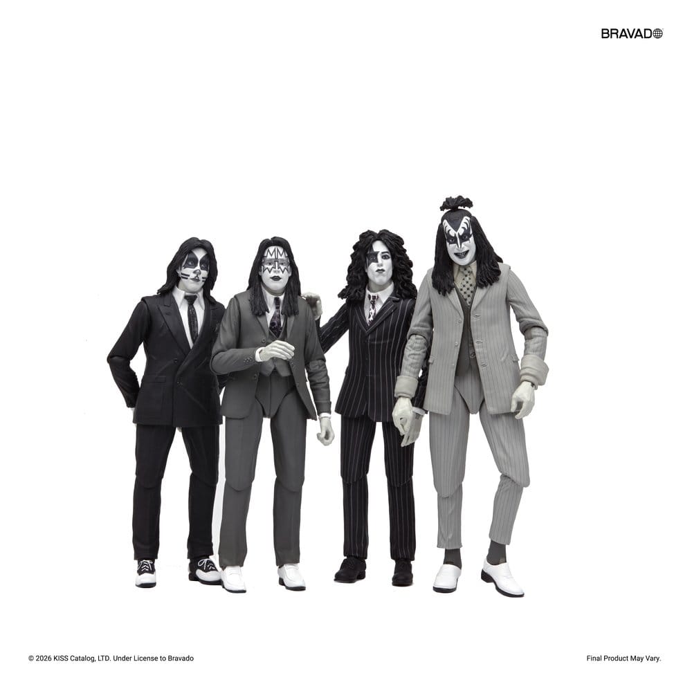 KISS Action Figures 4-Pack Dressed to Kill Album Cover 18 cm [1]