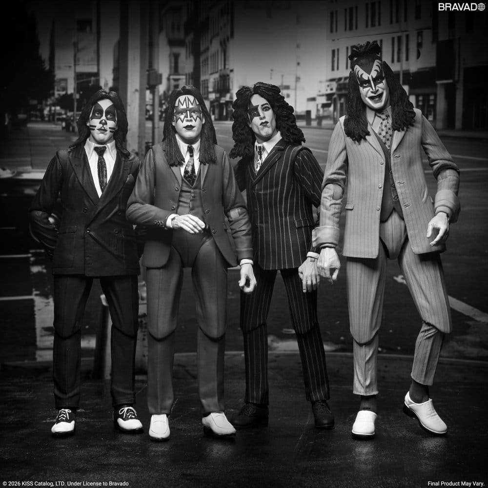 KISS Action Figures 4-Pack Dressed to Kill Album Cover 18 cm [2]