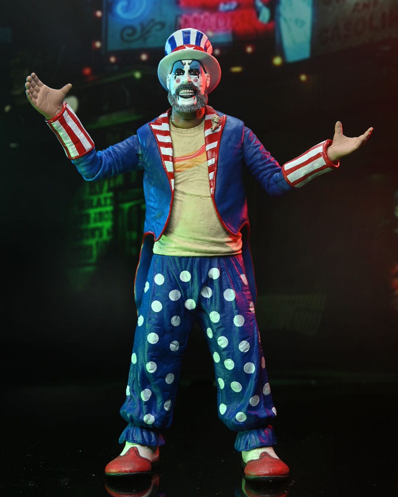 House of 1000 Corpses Action Figure Captain Spaulding (Tailcoat) 20th Anniversary 18 cm