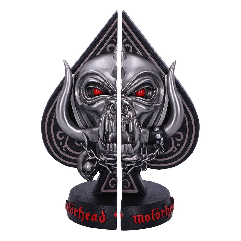 Motorhead - Ace of Spades Warpig Snaggletooth Bookends 18.5cm