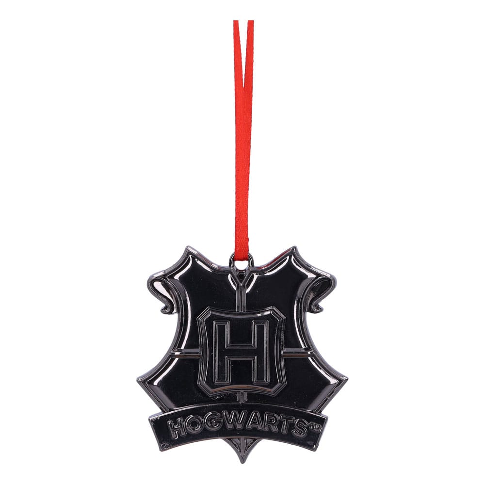 Harry Potter Hanging Tree Ornament Hogwarts Crest (Silver) 6 cm