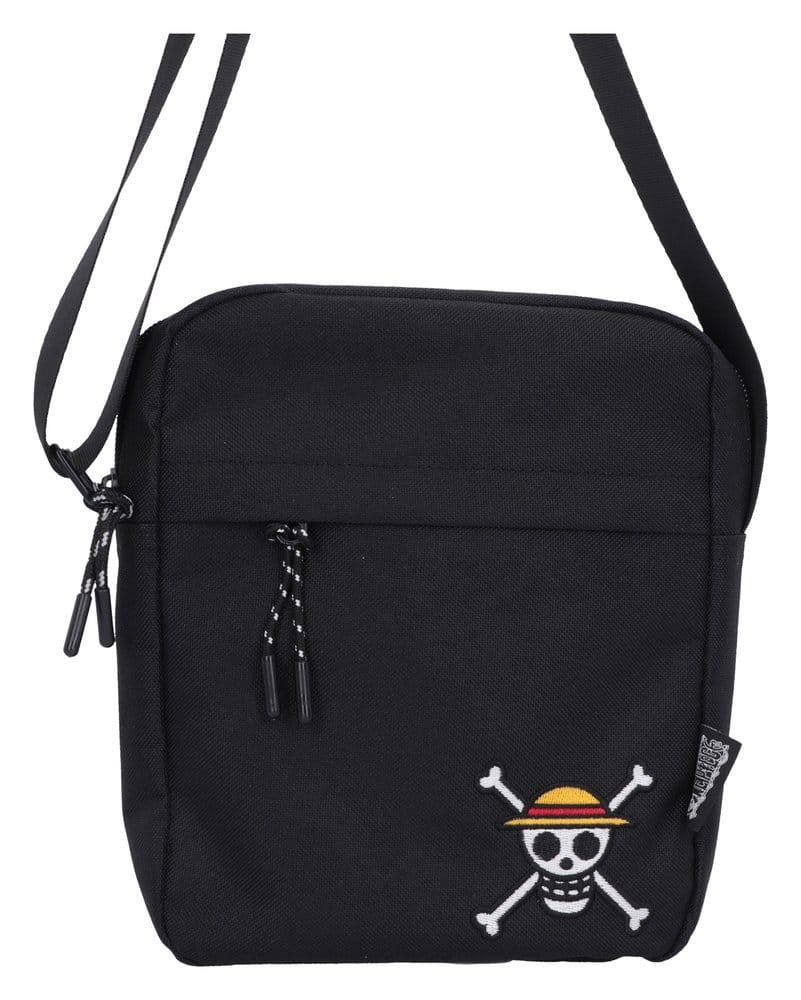 One Piece Crossbody Bag Luffy Jolly Roger (Black) 23 cm
