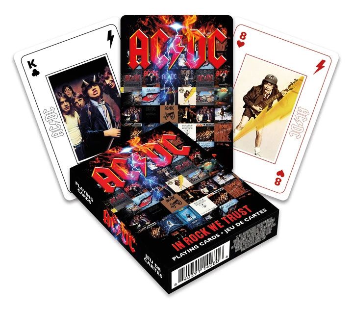 AC/DC spillekort - In Rock We Trust