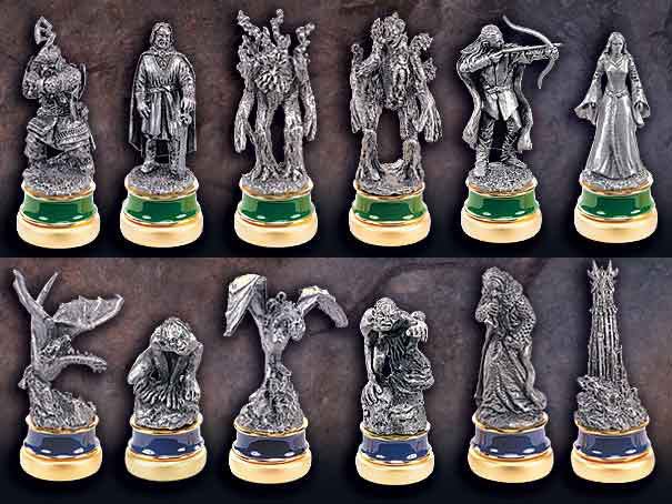 Lord of the Rings Chess Pieces The Two Towers Character Package