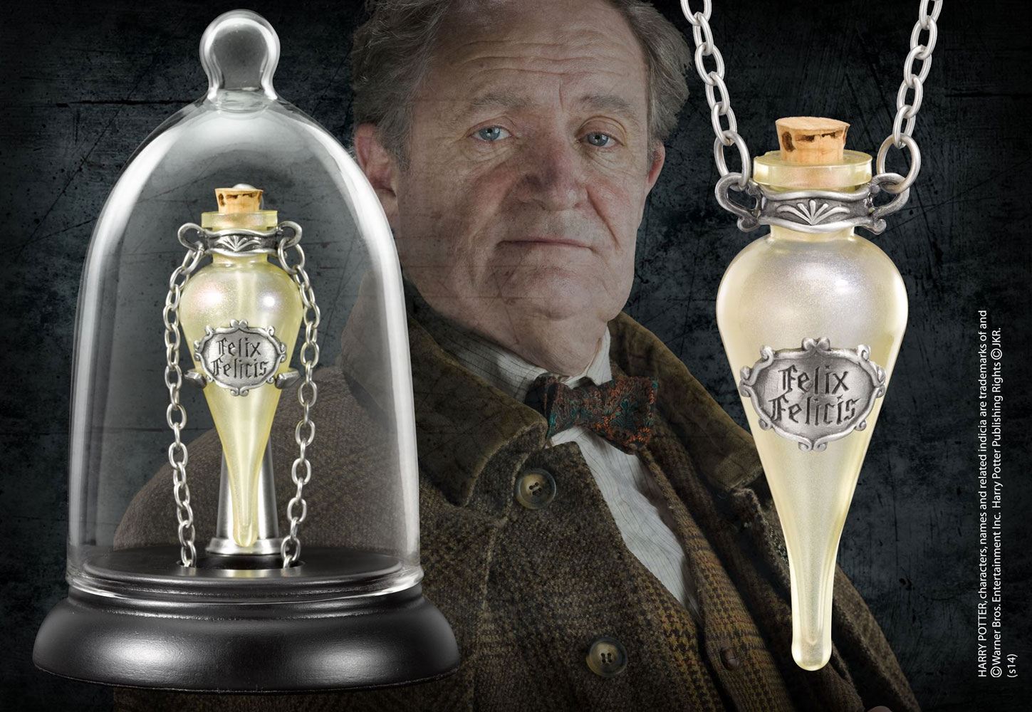 Noble Collection Harry Potter - Felix Felicis Pendant and Display Replica