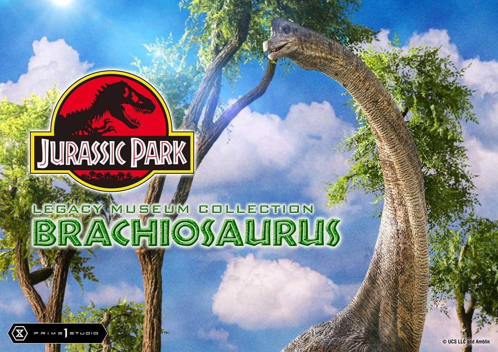 PRECOMENZI - Jurassic Park (Film) Legacy Museum Collection Statue 1/15 Brachiosaurus 128 cm