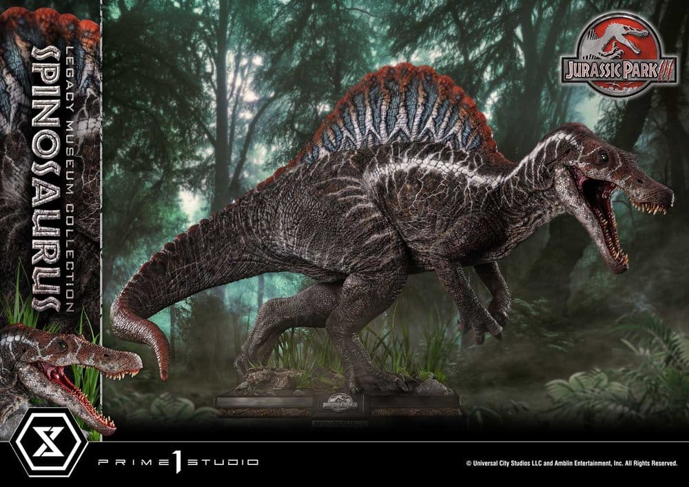 Jurassic Park Legacy Museum Collection Statue 1/6 Spinosaurus Bonus Version 134 cm