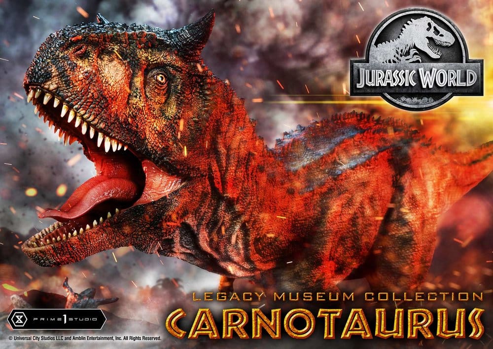PRECOMENZI - Jurassic World: Fallen Kingdom Legacy Museum Collection Statue 1/15 Carnotaurus 38 cm