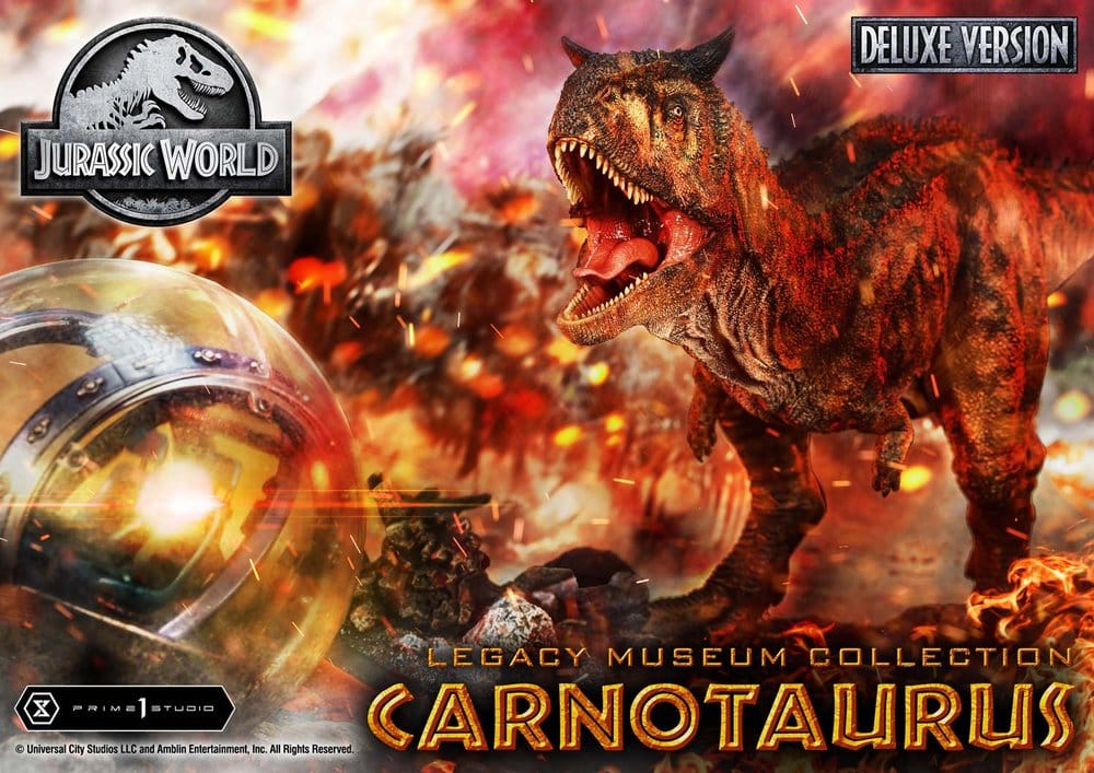 PRECOMENZI - Jurassic World: Fallen Kingdom Legacy Museum Collection Statue 1/15 Carnotaurus Deluxe 38 cm
