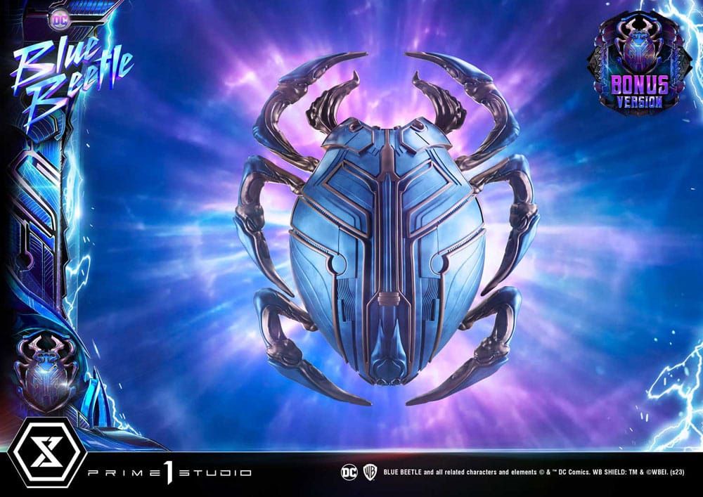 Blue Beetle Museum Masterline Series Statue 1/3 Blue Beetle Deluxe Bonus Version 66 cm