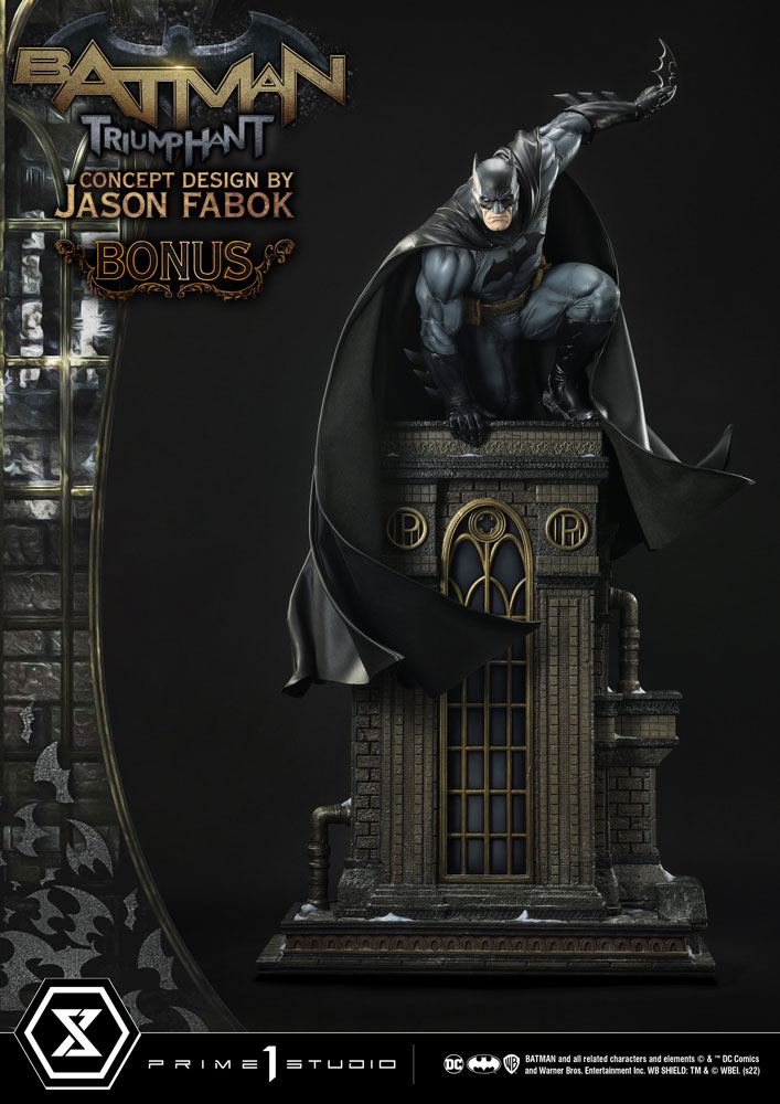 DC Comics Museum Masterline Statue 1/3 Batman Triumphant (Concept Design By Jason Fabok) Bonus Version 119 cm