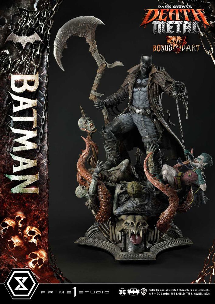 Køb Dark Knights: Metal Statue 1/3 Death Metal Batman Deluxe Bonus Ver ...