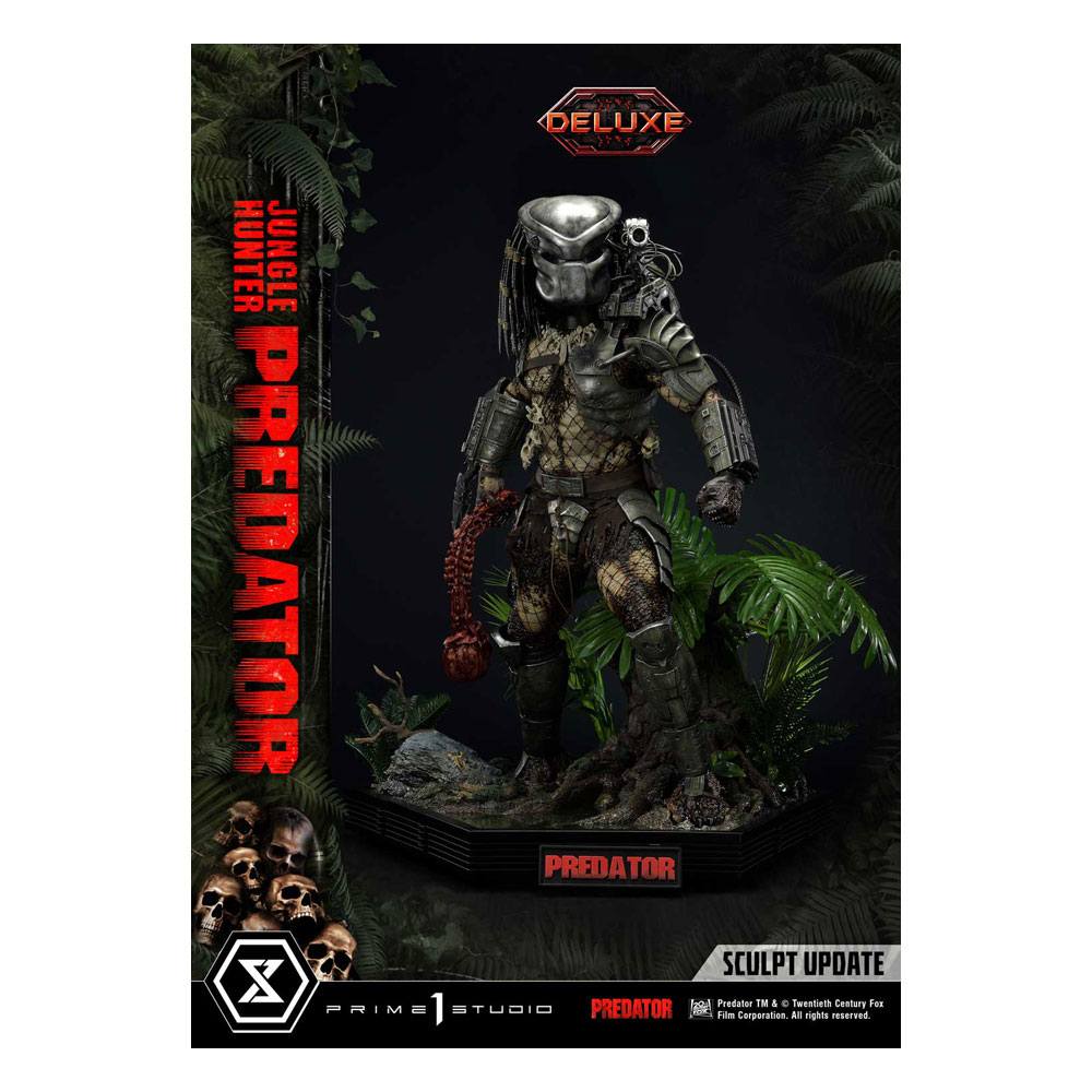 Predator Museum Masterline Statue 1/3 Jungle Hunter Predator Deluxe Bonus Version 90 cm afbeelding