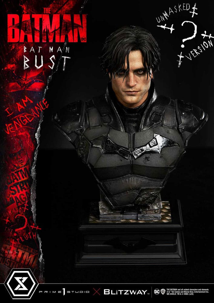 Prime 1 Studio Batman Unmasked The Batman (Film) 1/3 Scale Bust by