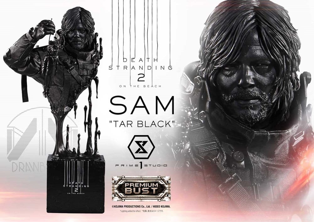 Death Stranding 2: On the Beach Premium Bust 1/3 Sam Tar Black 44 cm [1]