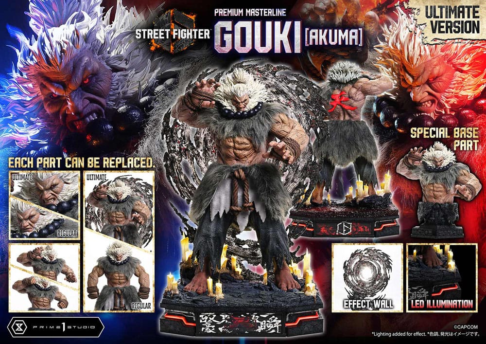 Street Fighter 6 Premium Masterline Series Statue 1/4 Akuma Ultimate Version 69 cm [6]